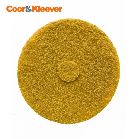 Pad đánh bóng đá Coor & Kleever Supershine màu vàng Gold
