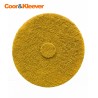 Pad đánh bóng đá Coor & Kleever Supershine màu vàng Gold