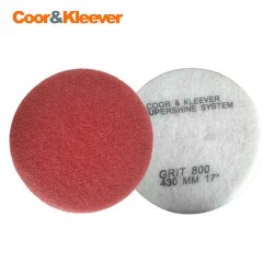Pad đánh bóng sàn đá Coor & Kleever Supershine màu đỏ Grit 800