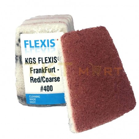 Pad đánh bóng sàn KGS Flexis FF 92x90mm Màu Đỏ Grit 400