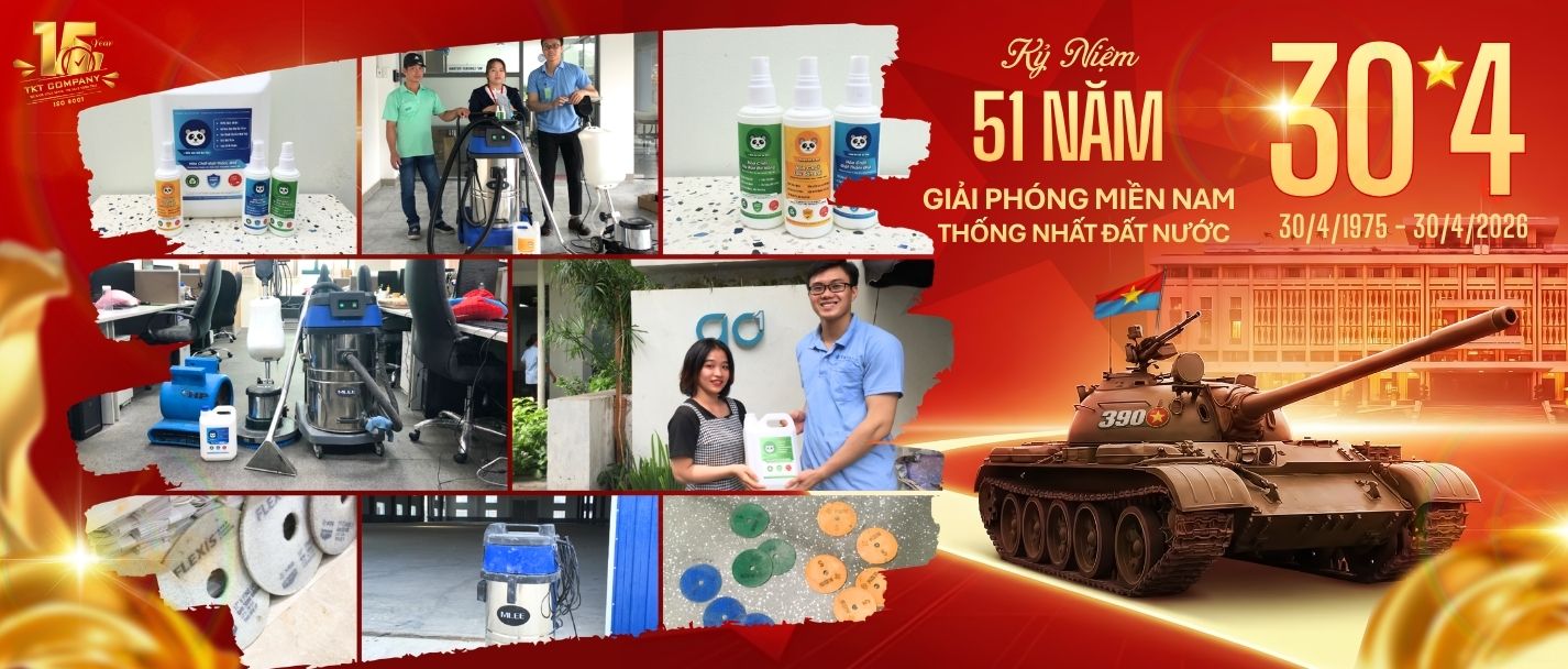 Hình ảnh: Banner TKT Mart Chào mừng Ngày 30/4